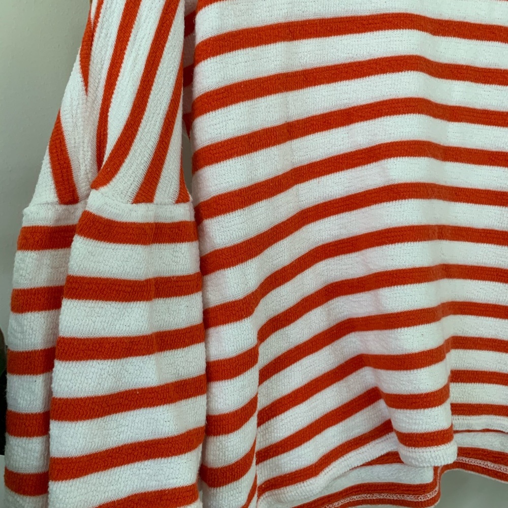 Seed Heritage Red and White Striped Cotton Jumper - Picture 6 of 6